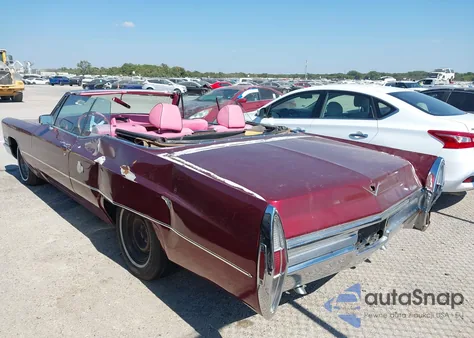 1968 Cadillac Deville z USA, uszkodzony, nr VIN 000000000F8156270